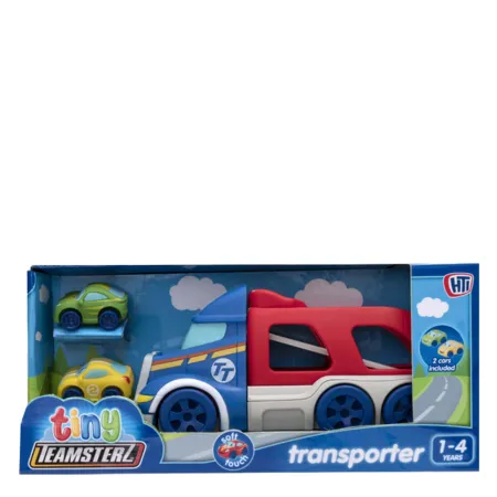 Teamsterz Tiny Transporter with 2 Soft Touch Cars