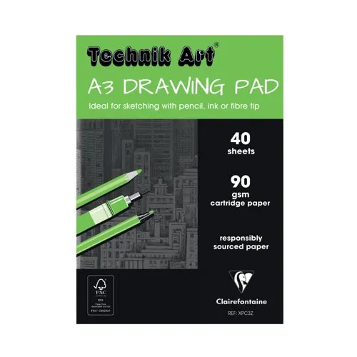 Technik Art Drawing Pad A3 90gsm
