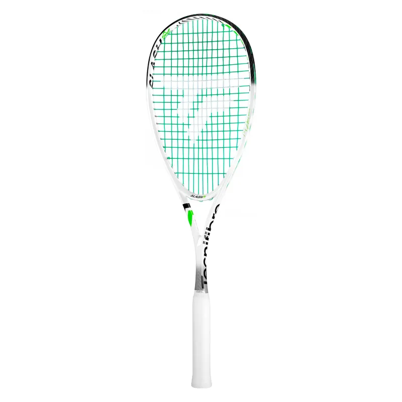 Tecnifibre Slash 120 Power Strung 305 Green Squash Racket 0