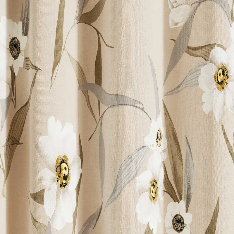 Ted Baker Cabana Lined Curtains 90" x 90", Neutral