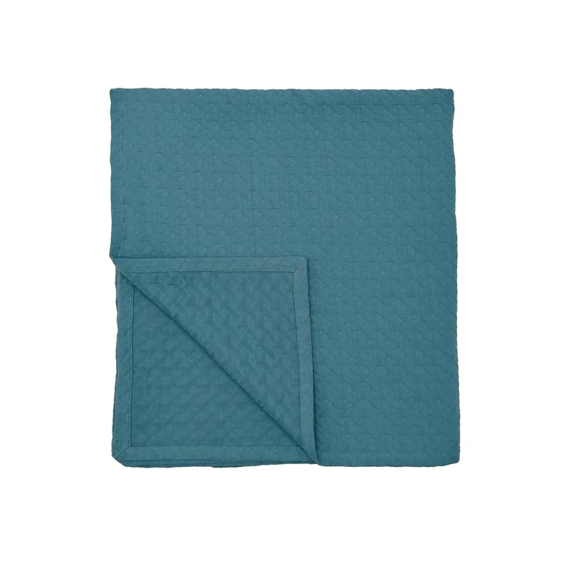 Ted Baker Matelasse Throw, Blue