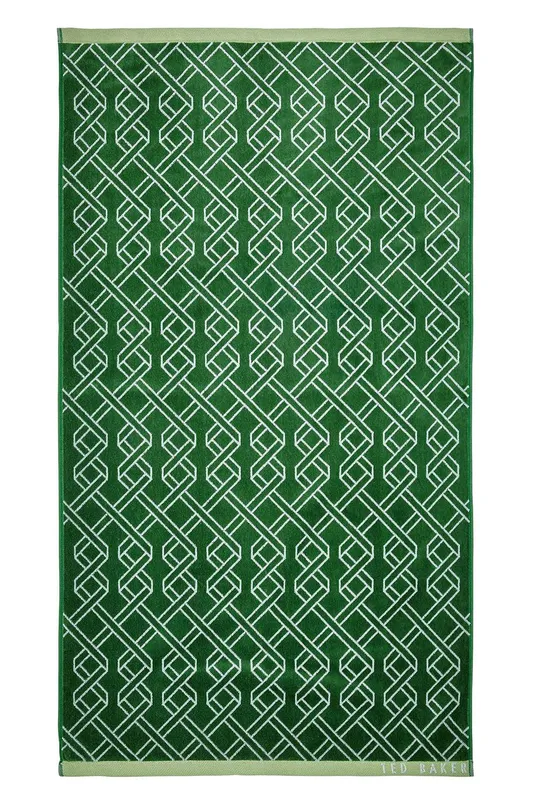 Ted Baker Ribbon Stripe Bath Towel, Green