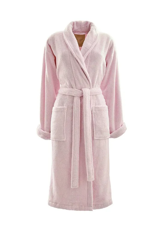 Ted Baker 'TB Plain Dye' Cotton Robe in Pink Size: S/M Pink S/M