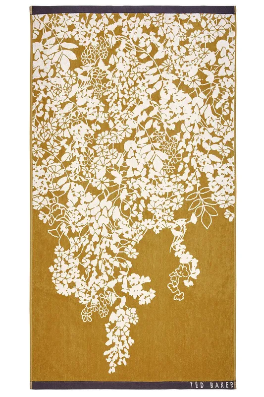 Ted Baker 'Wisteria' Cotton Towels in Gold Size: Bath Sheet Gold Bath Sheet