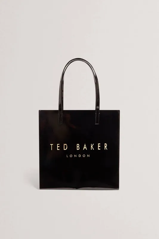 Ted Baker Women's Crinkle Large Icon Bag Black Black