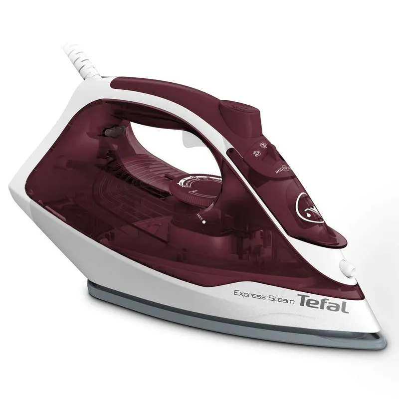 Tefal Unisex Steam Iron 2600w Express Steam in Dark Red Dark Red One Size female