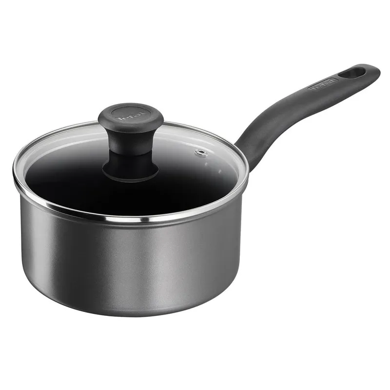 Tefal Unisex Titanium Ultra 18cm Saucepan in Grey Grey female