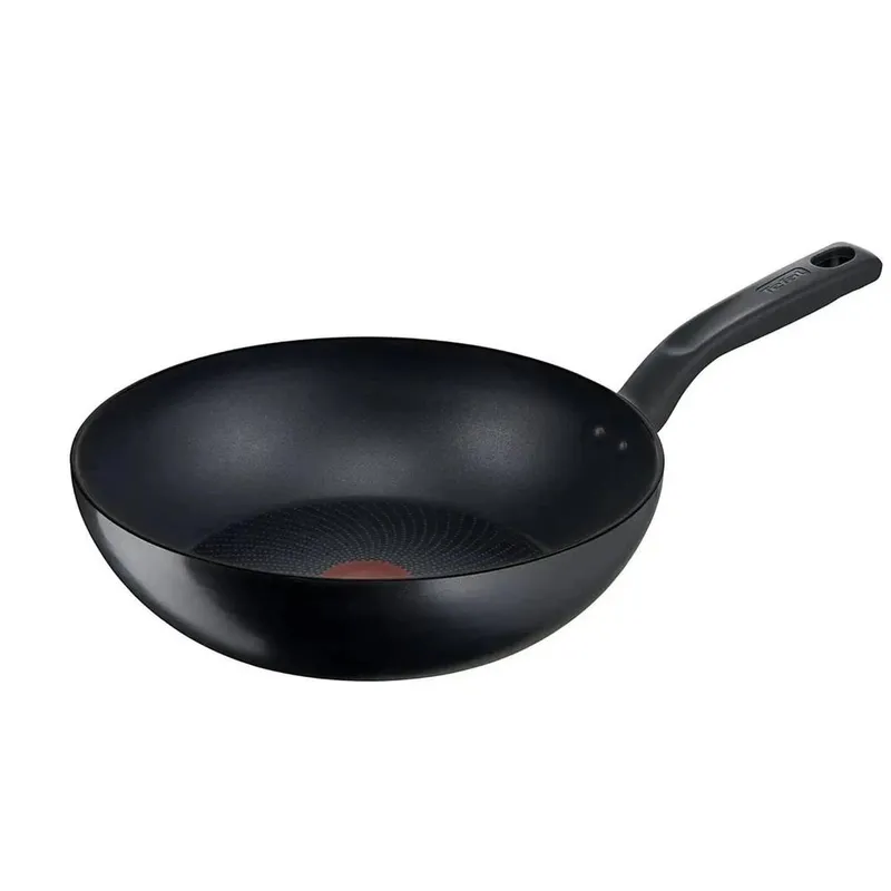 Tefal Unisex Titanium Ultra 28cm Wok in Black Black female