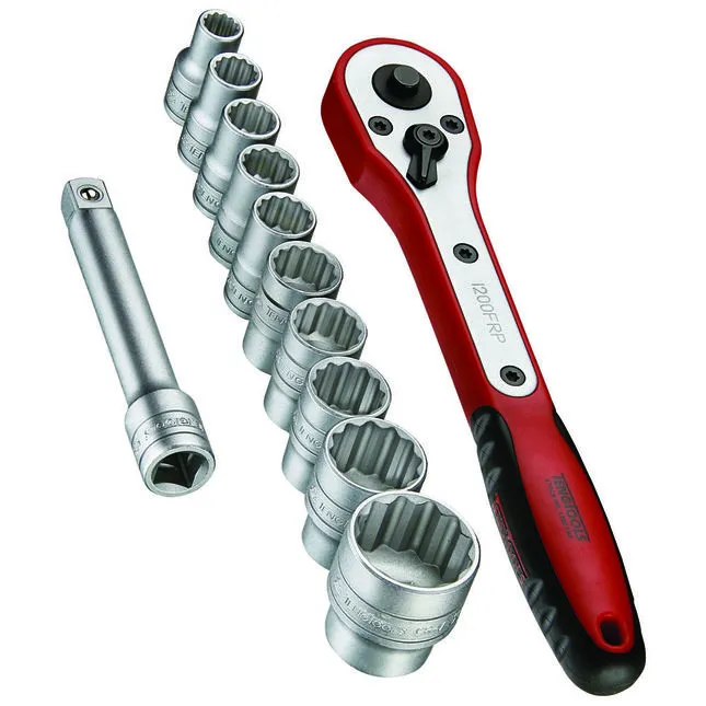 Teng M1212N1 Basic Socket Set of 12 1/2in Drive