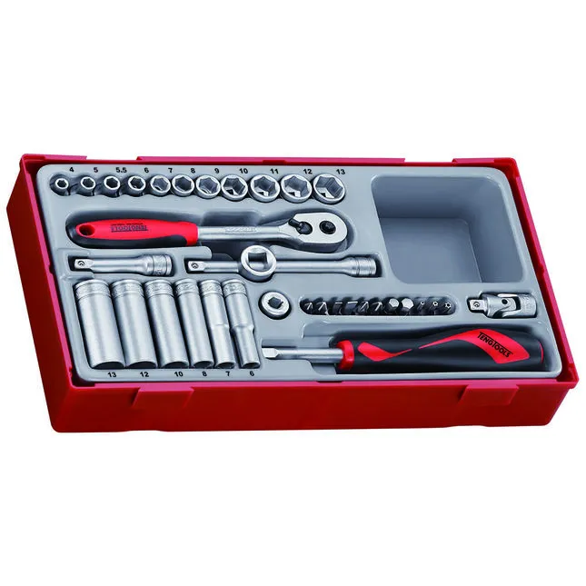 Teng Tools Teng TT1435 35 piece 1/4" Socket Set