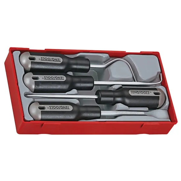 Teng Tools Teng TTSR04 TTSR04 Scraper Set, 4 Piece TENTTSR04