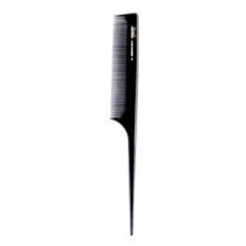 Termix Carbon Cutting Anti-Static Comb 814 19cm in Black - Black