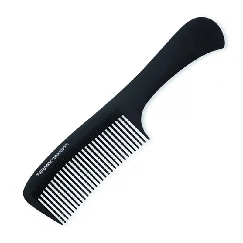 Termix Carbon Detangling Anti-Static Dressing Comb - 825 22.5cm in Black Black