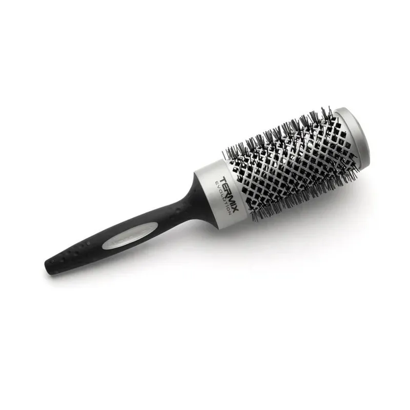 Termix Evolution Ergonomic Styling Hair Brush - Basic 43mm in Black - Black