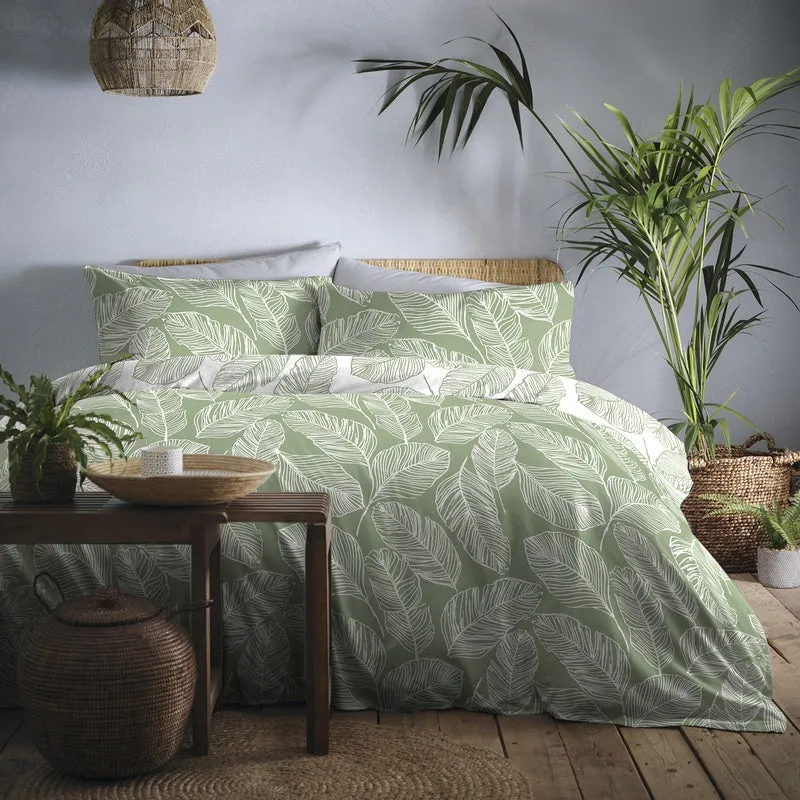 Terrys Fusion Matteo Duvet Cover Bedding Set Green