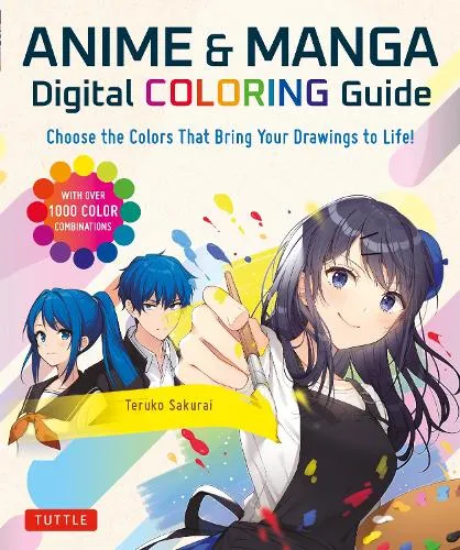Teruko Sakurai Anime & Manga Digital Coloring Guide