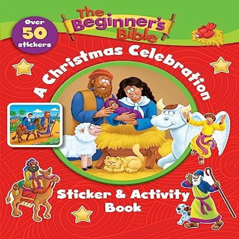 The Beginner's Bible Beginner's Bible A Christmas Celebration Sticker & Activity Book Multicolor