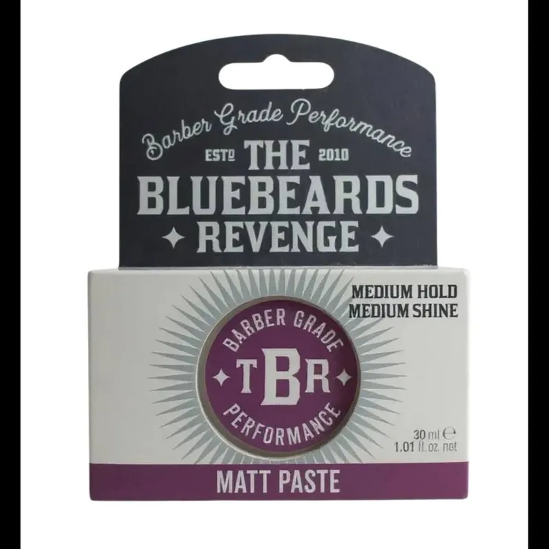 The Bluebeards Revenge Matt Paste Medium Hold Medium Shine 30ml in White - White