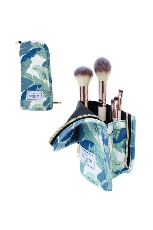 The Flat Lay Co Women's Tropical Brush Case Multicolor
