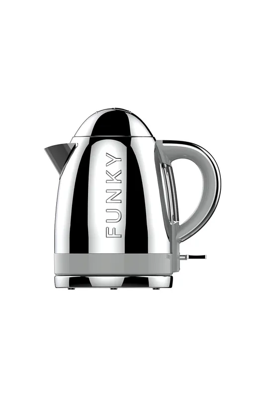 The Funky Appliance Company Chrome Funky Kettle in Black - Black
