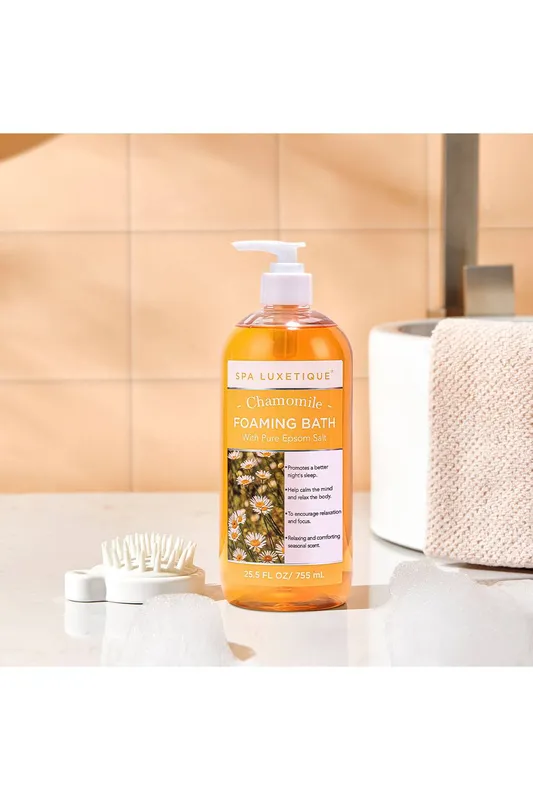 The hot sale Unisex Chamomile Foaming Bath (25.5 oz) in Orange Orange female