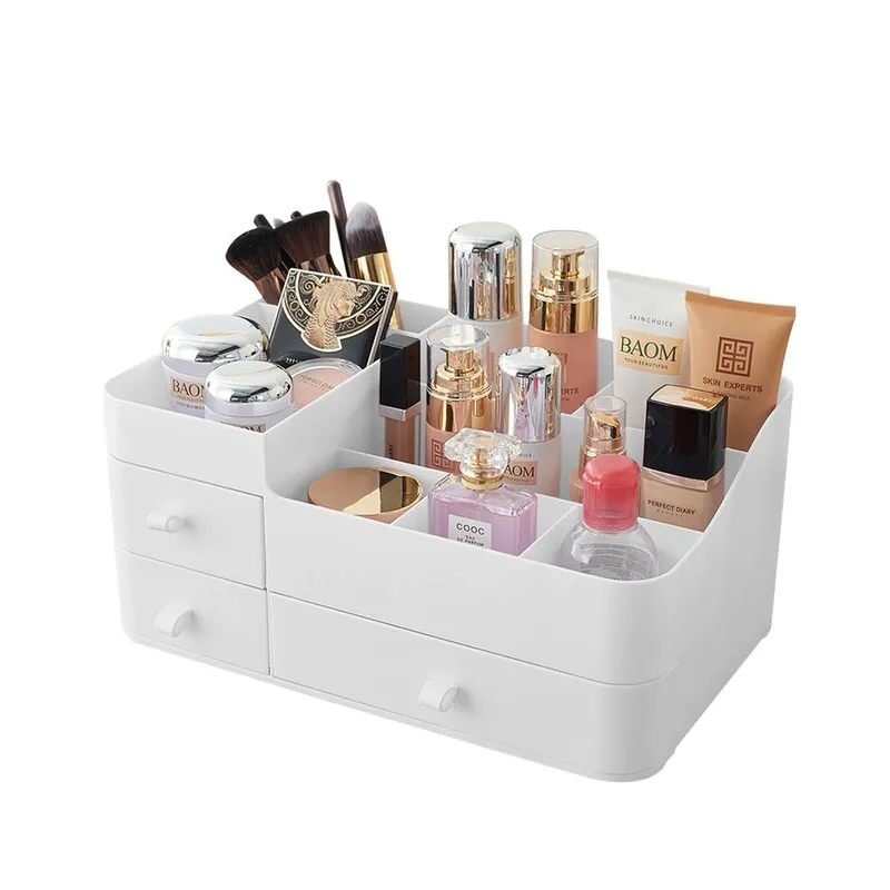The hot sale Large Makeup Organizer Storage in White White