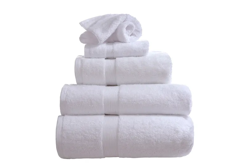 The Linen Consultancy Unisex 'Tlc 5 Star Hotel Concept' 750GSM Bci Towel Bale in White White female