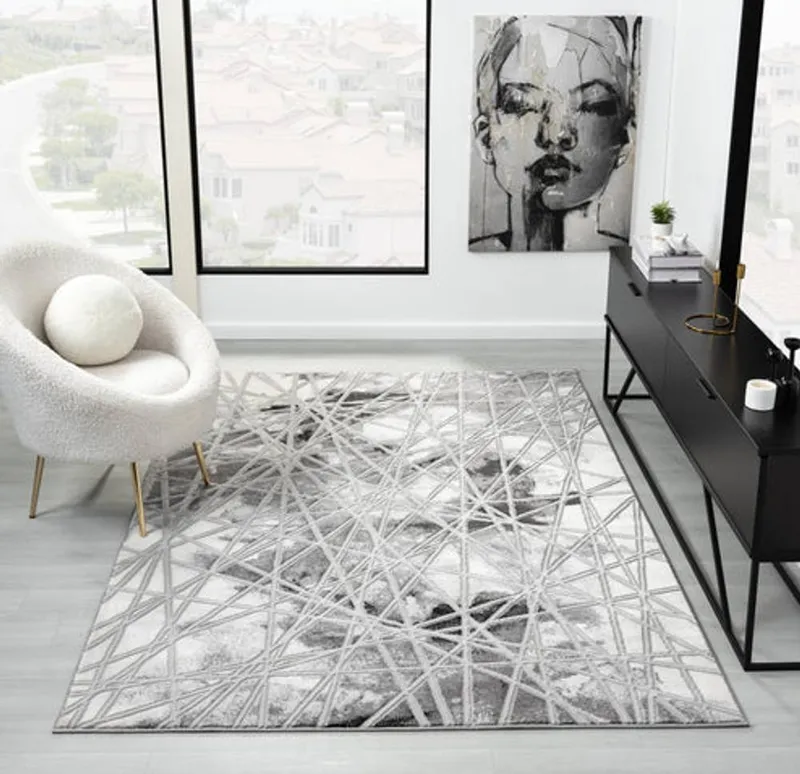 The Linen Consultancy Unisex Tlc 5 Star Hotel Concept Bianco Rug in Grey Size: 80cm x 150cm Grey female