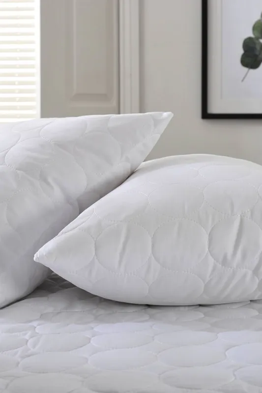 The Lyndon Company Cotton Quilted Pillow Protector