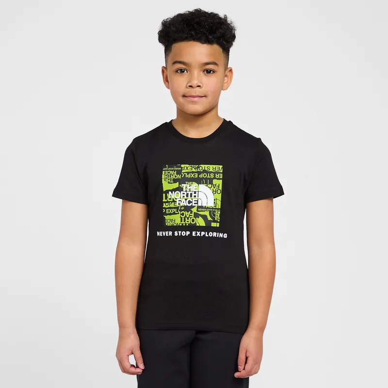 The North Face Kids' Redbox Short Sleeve T-Shirt Black