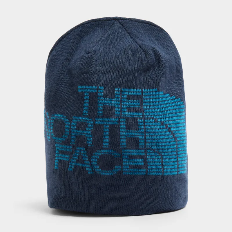 The North Face Unisex Reversible Beanie, Navy One Size