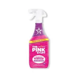 The Pink Stuff Window Cleaner with Rose Vinegar 850ml Pack 12