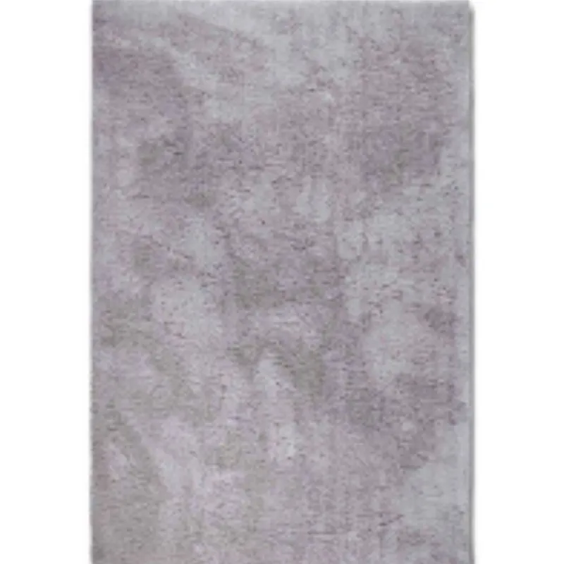 The Rugs Myk Olaf High Pile Rug Plush Soft Plain Design 38 mm Pile in Grey Size: 160 cm diameter Grey 160 cm diameter