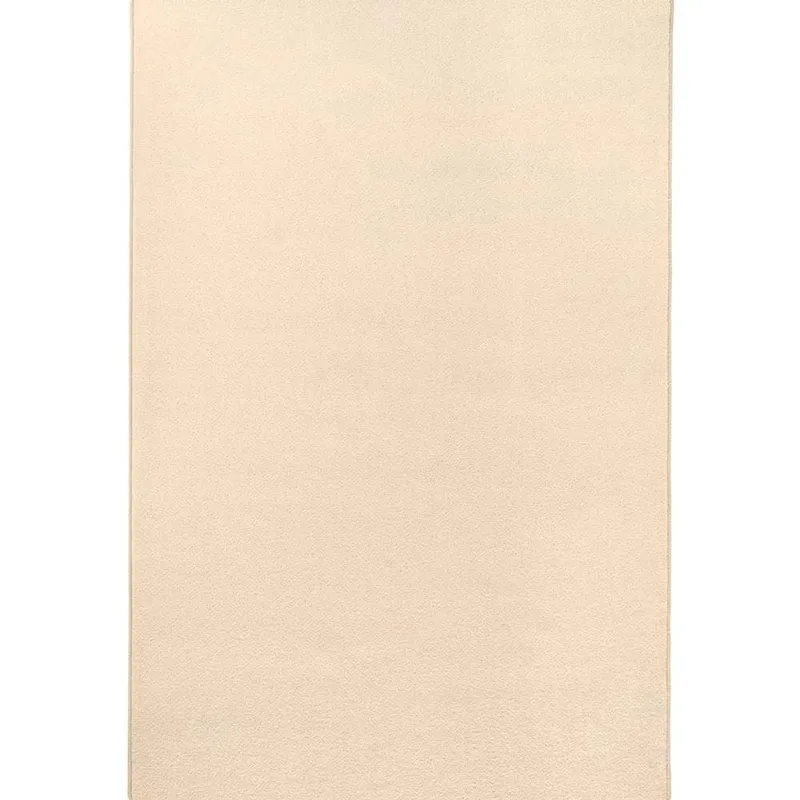 The Rugs Uni Colours Modern Plain Rug Short Pile Polypropylene Area Rug in Cream Size: 160 cm x 240 cm Cream 160 cm x 240 cm