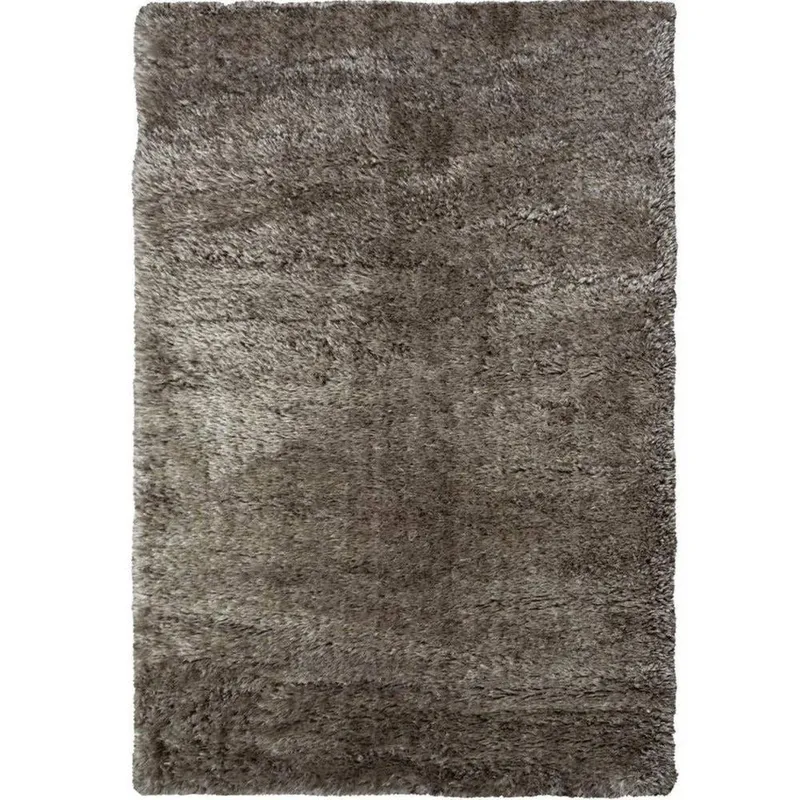 The Rugs Lagom Collection Solid Design Shaggy Rugs in Grey Size: 200 cm x 290 cm Grey 200 cm x 290 cm