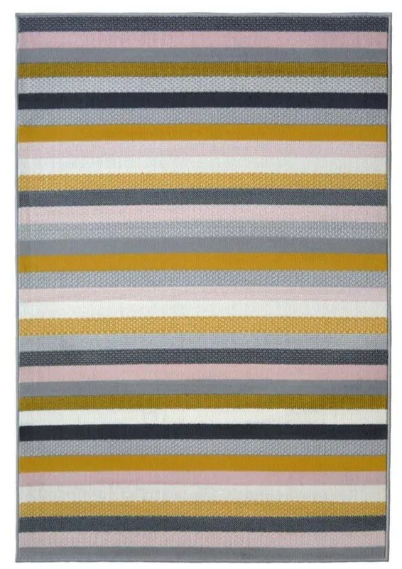 The Rugs Maestro Collection Striped Design Multicolour 46-3667 Size: 120cm x 170cm - Multicolor