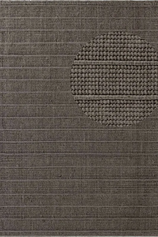 The Rugs Ted Baker Camden Wool Parker Rug Handwoven Striped Living Room in Brown Size: 80cm x 250cm - Brown