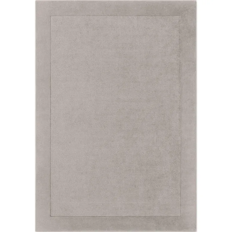 The Rugs Villeroy & Boch 1812 Kari Wool Rug Wool Blend Rug & Runner in Grey Size: 80cm x 150cm - Grey - Size: 80cm x 150cm