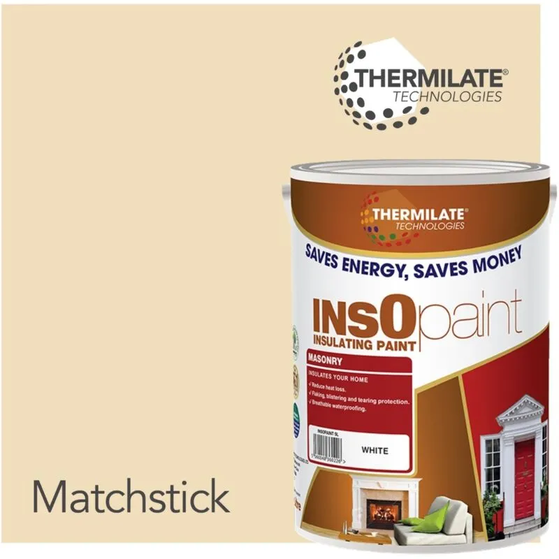 Thermilate Technologies Exterior Masonry Paint - 5L in Matchstick Matchstick 5L