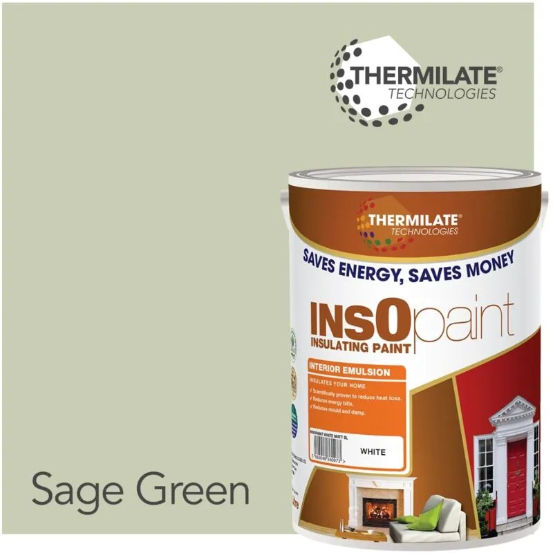 Thermilate Technologies Interior Emulsion Paint - 5L in Sage Green Sage Green