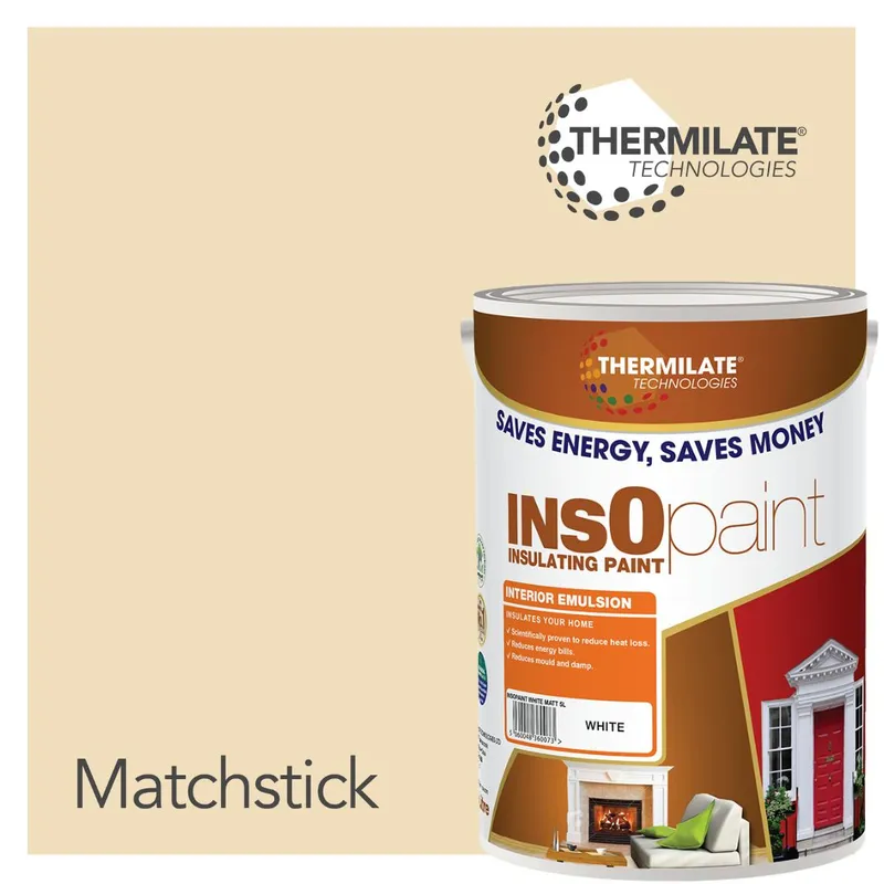 Thermilate Technologies Interior Emulsion Paint - 5L in Matchstick Matchstick 5L
