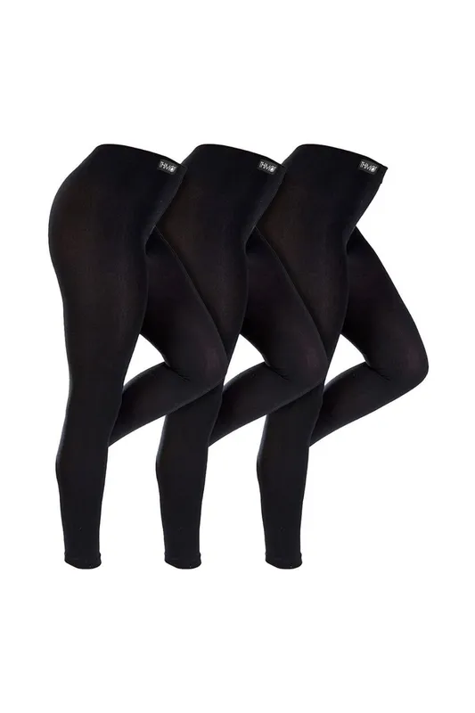 Thmo 3 Pack Ladies Thermal Winter Leggings - - Size: L
