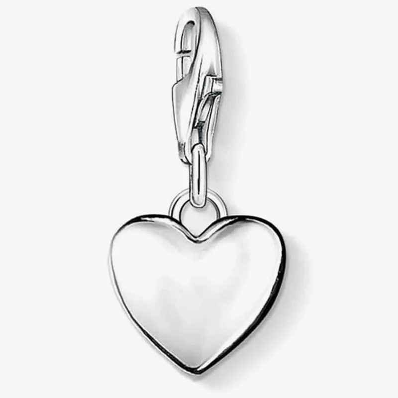 Thomas Sabo Women's Silver Heart Charm 0913-001-12 - Silver - Size: One Size