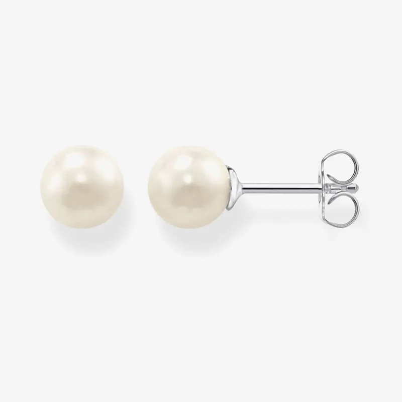 Thomas Sabo Women's Simulated White Stud Earrings - White - Size: One Size