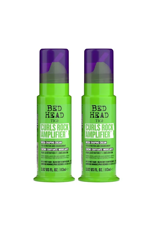 Tigi Curls Rock Amplifier Curly & Wavy Hair 'Cream' 113ml, 2 Pack in Green - Green - Size: One Size