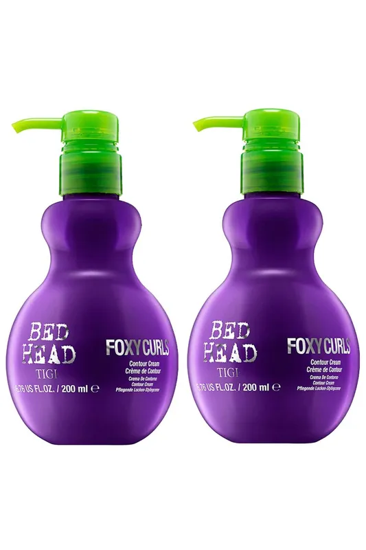 Tigi Women's Foxy Curls Curly Hair 'Cream' for Defined Curls 200ml, 2pk in Purple Purple