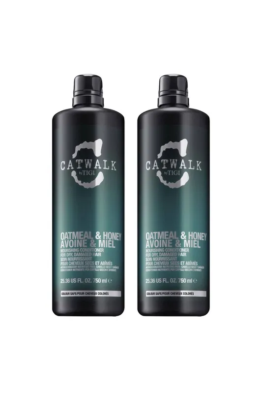 Tigi Women's Oatmeal & Honey Nourish Damaged Hair Conditioner 750ml 2 Pack in Black Black female