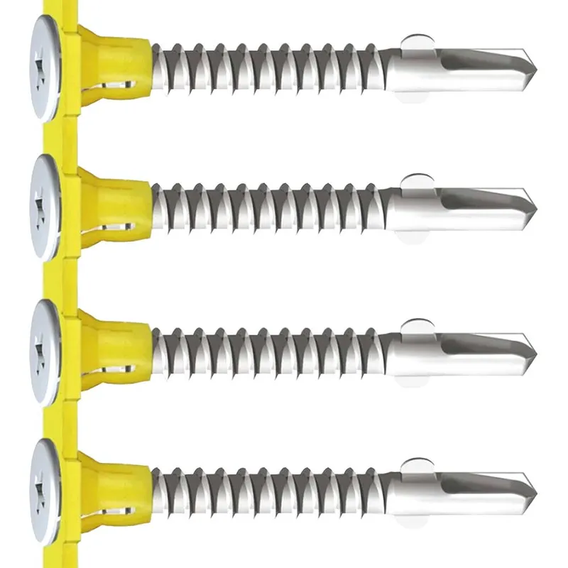 Timco Collated Wing Tip Wood To Metal Screws 4.8mm 44mm Pack of 1000