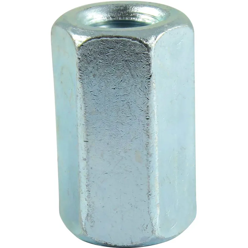 Timco Hex Connector Nuts Bright Zinc Plated M12 Pack of 100
