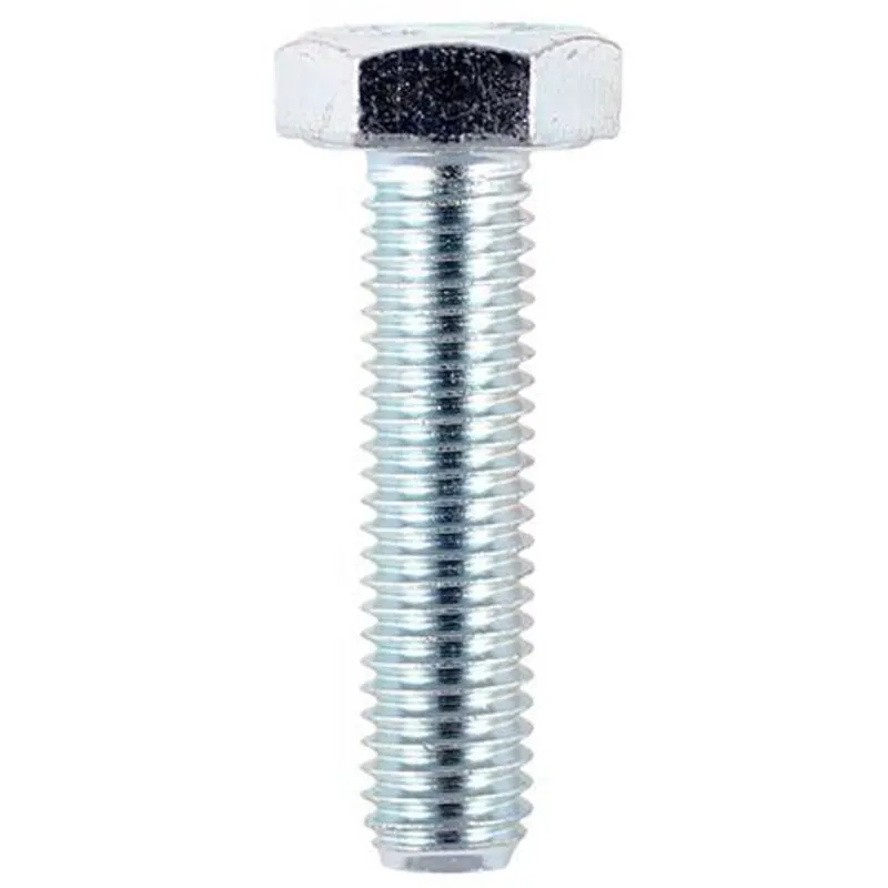 Timco - M8 x 40mm Hexagon Head High Tensile Zinc Set Screw 8.8 Qty 200